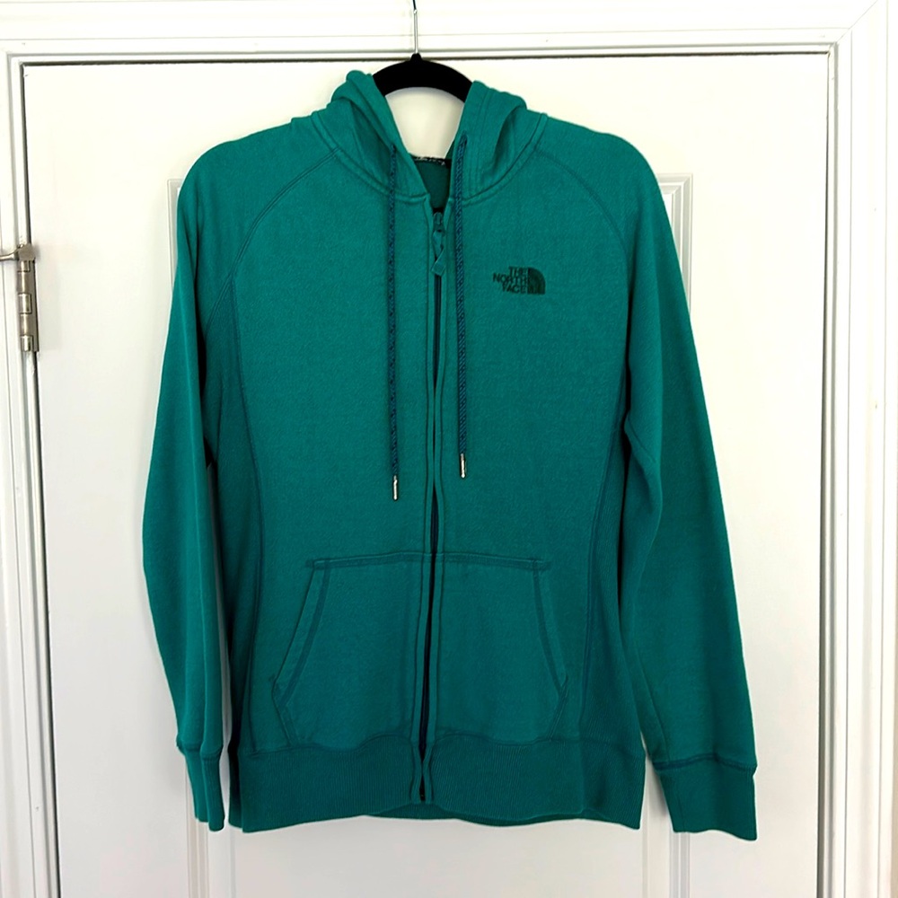 North Face zip up sweatshirt